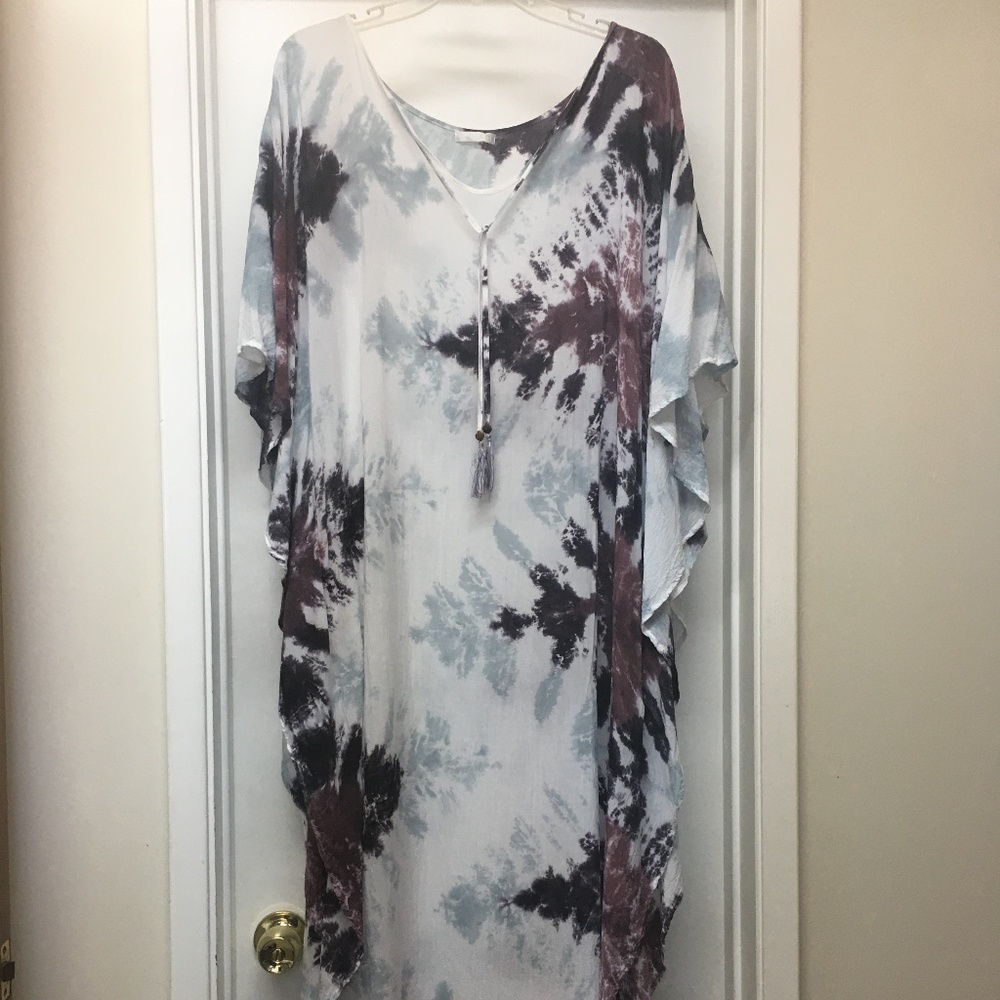 INDAH Caftan Midi Maxi Cover Up Long Dress